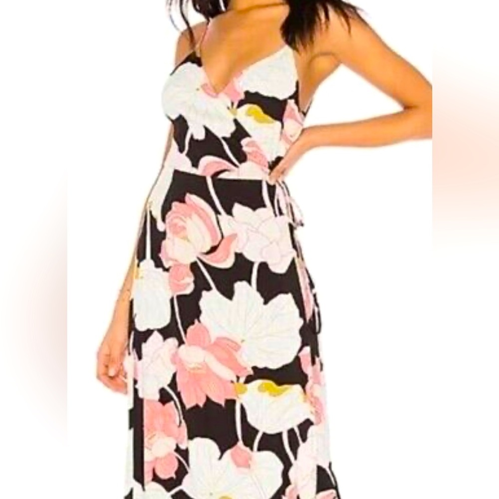 Cupcakes and Cashmere Floral Print Reesa Wrap Dress Size S NWOT